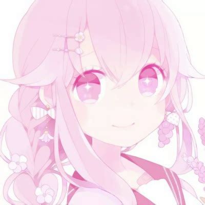 粉红欧美女生头像甜美动漫