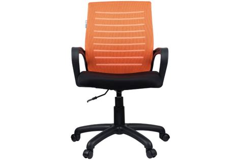 Кресло оператора Helmi HL-M16 Vivid ткань S черная/ткань TW оранжевая ...