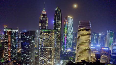 广州珠江新城夜景航拍mov格式视频下载_正版视频编号95187-摄图网