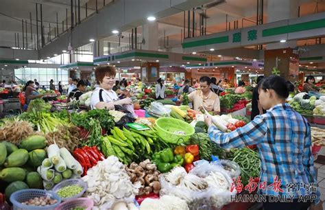 海口各大农贸市场“有颜值” 市民大赞买菜如逛超市_海口网