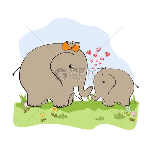 大象母亲和小象-快图网-免费PNG图片免抠PNG高清背景素材库kuaipng.com