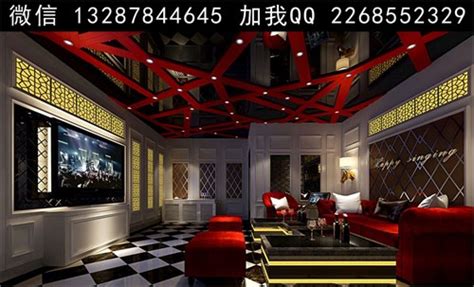 ktv包房.ktv包厢设计案例效果图_美国室内设计中文网
