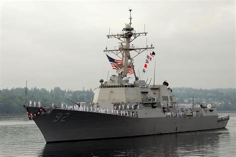 莫姆森号驱逐舰（USS Momsen (DDG-92)）美国海军阿利·伯克级驱逐舰|驱逐舰|阿利_新浪新闻