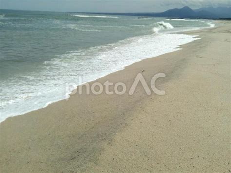 風景 自然 波によって整った砂浜 - No: 3936494｜写真素材なら「写真AC」無料（フリー）ダウンロードOK