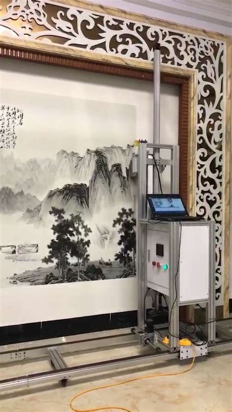 5D墙体彩绘机喷绘工业级3D墙绘机 - 弘彩 - 九正建材网
