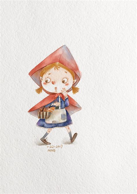 小红帽（已出版）|插画|儿童插画|幸福的栖息地 - 原创作品 - 站酷 (ZCOOL)
