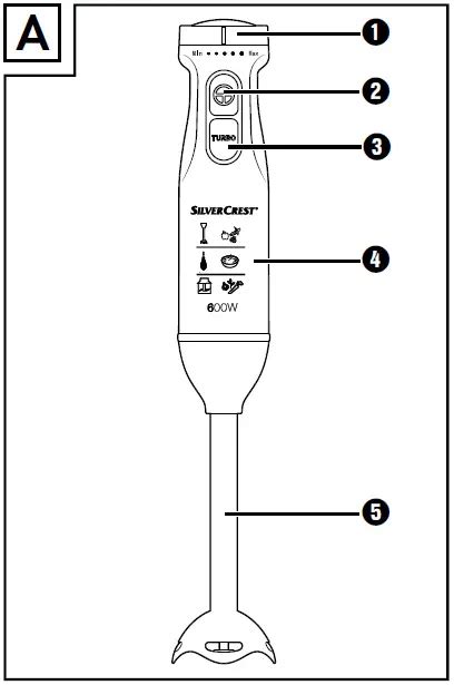 SILVER CREST IAN 497309_2204 Hand Blender Set Instruction Manual