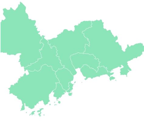 珠三角地图图片