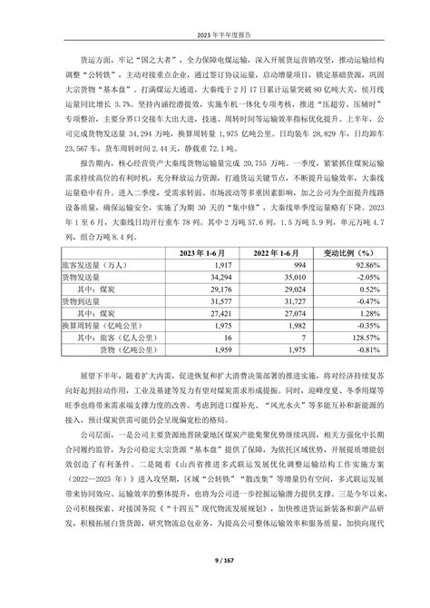 大秦铁路股份有限公司2017年年度报告（166页）.pdf | 先导研报