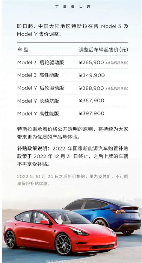 [2022特斯拉车价最新消息]在中国大陆销售Model Y售价调整-CarMeta