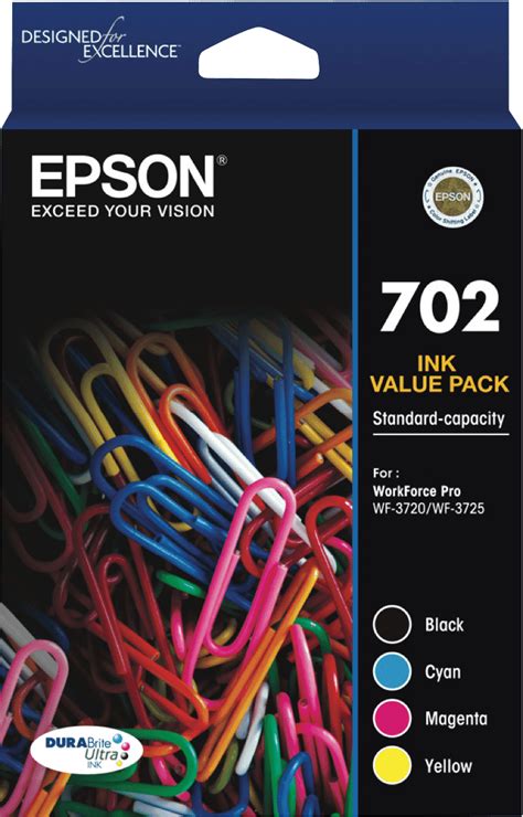 Epson 702 4 Colour DURABrite Ink Pack – Rewards Shop Australia
