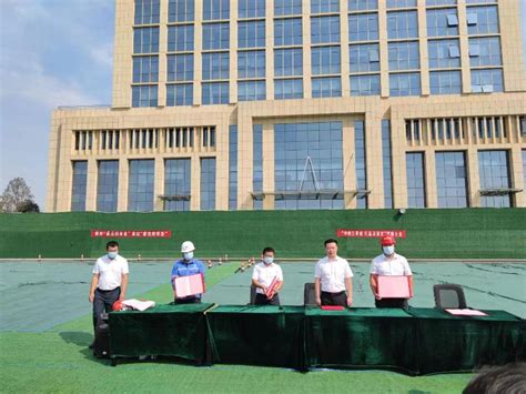 中国二冶山东省聊城高新区政产学研综合体一期（EPC）项目举行开工仪式