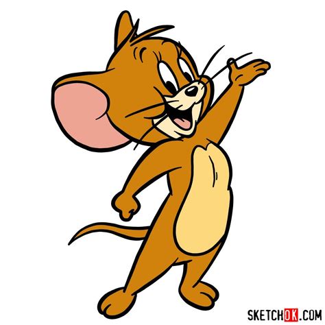 How to Draw Jerry from Tom and Jerry | Easy Step-by-Step Guide