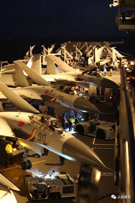 歼15形成夜战能力：中国航母战斗群打击能力已经成行了_手机新浪网