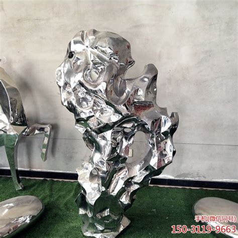 304不锈钢镜面凤凰雕塑传奇 安装好的水景雕塑美美哒 |纯艺术|雕塑|不锈钢雕塑专家 - 原创作品 - 站酷 (ZCOOL)