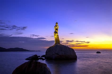 珠海渔女珠海渔女是珠海市的象征图片