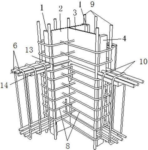 一种型钢混凝土矩形柱-异形柱转换框架结构的制作方法