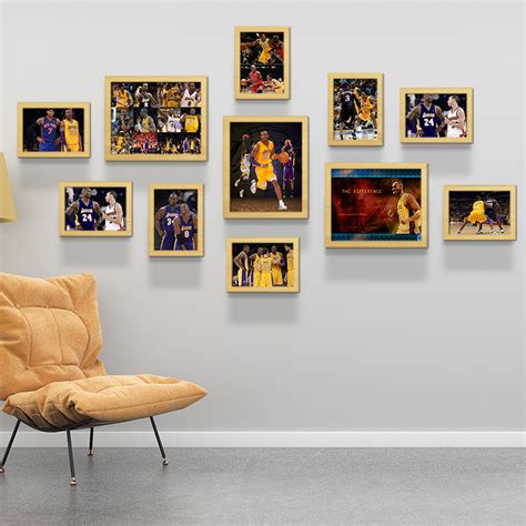 科比乔丹NBA装饰画巨星照片墙相框组合挂画体育用品店挂画海报画 – 淘宝优惠券后价格46