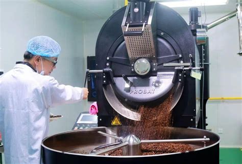 烘培工厂,烘焙工厂是怎么样的,咖啡豆烘焙工厂_大山谷图库