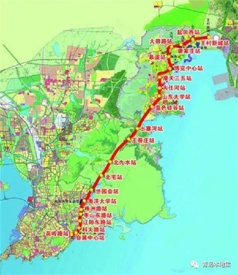 定了！地铁1号线2020年底通车！未来青岛这个区变这样...速围观！_规划