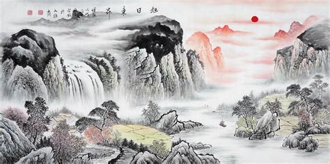 中国画山水|纯艺术|国画|又画 - 原创作品 - 站酷 (ZCOOL)