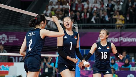 连得三局完胜泰国 中国女排夺得亚运第8冠|界面新闻 · 体育