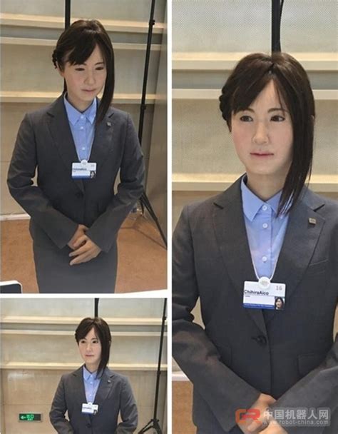 日本排名前三的人工智能机器人美女 真的很美！_中国机器人网