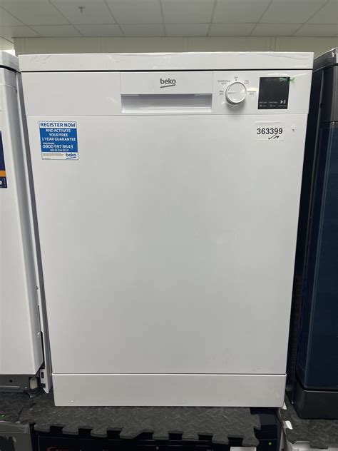 Beko DVN04X20W Standard Dishwasher - White - E Rated #363399 | ElekDirect