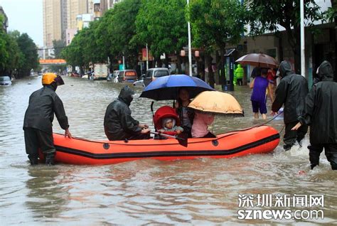 广东珠海遭今年最大暴雨袭击！ 路上汽车几近被水淹没_坪山新闻网