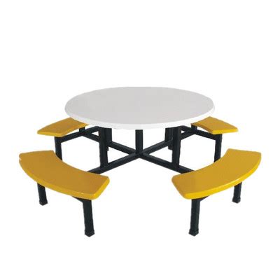 学校员工食堂餐桌椅304不锈钢餐桌椅组合4人6人8人餐桌连体快餐桌-阿里巴巴