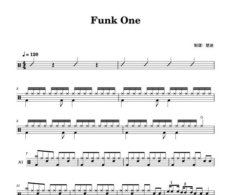 Funk One三级考级曲鼓谱 九拍考级曲《Funk One三级考级曲》架子鼓|爵士鼓|鼓谱-乐手网