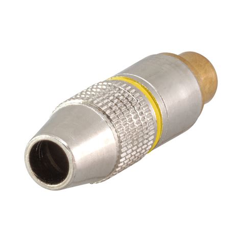 LINKQNET RCA FEMALE YELLOW LINE METAL CONNECTOR - Linkqage
