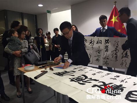 第二届中国－欧盟文化艺术节暨“汉字之美”书法展开幕-新闻中心-南海网