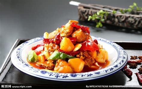中国美食炒菜美味背景图片免费下载-千库网