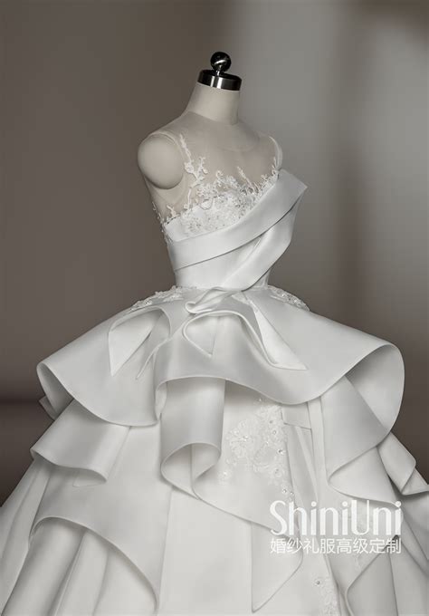 作品《Windy curve》 - ShiniUni婚纱礼服高级定制设计 - 设计师品牌