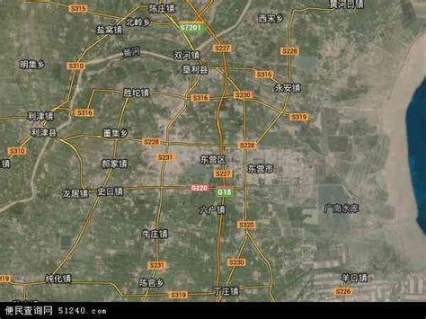 东营区地图 - 东营区卫星地图 - 东营区高清航拍地图