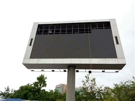 户外 双立柱LED显示屏钢结构 制作安装 结构焊接