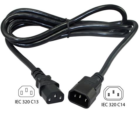 IEC C14 to IEC C19 Mains Cable | IEC C14 Power Cables | Mains Power Cables | Mains Power Cables ...