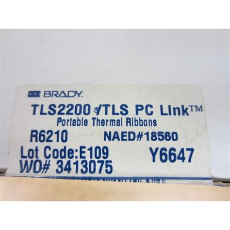 Brady R6210 Portable Thermal Ribbons - Mara Industrial