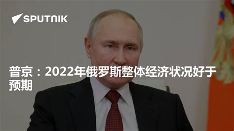 普京：2022年俄罗斯整体经济状况好于预期 - 2023年2月11日, 俄罗斯卫星通讯社
