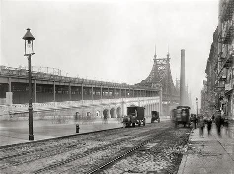 Shorpy Historical Picture Archive :: Queensboro Bridge: 1909 high ...