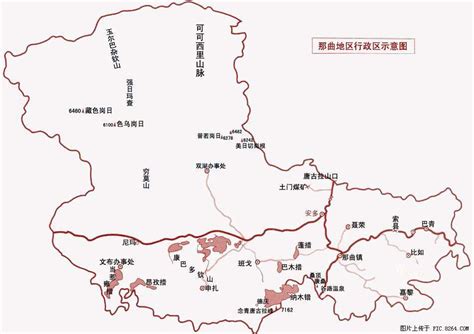 那曲市地图图片