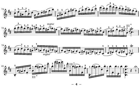 帕格尼尼24首随想曲No.2_小提琴谱_搜谱网
