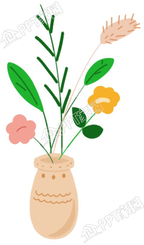 手绘花瓶图片