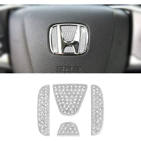 MAFNIO Civic Accessoires pour Honda 2016-2021 Bling Volant Emblème ...