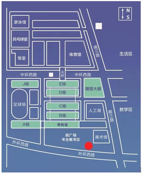 张家港高职园校园规划与建筑方案SU设计模型[原创]
