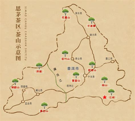 思茅茶区-江城茶园分布与普洱茶口感特点-藏锋号古茶