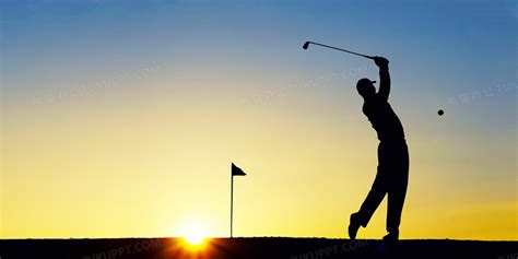 高尔夫运动体育背影摄影背景背景图片素材免费下载_熊猫办公