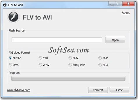 FLV to AVI Screenshot