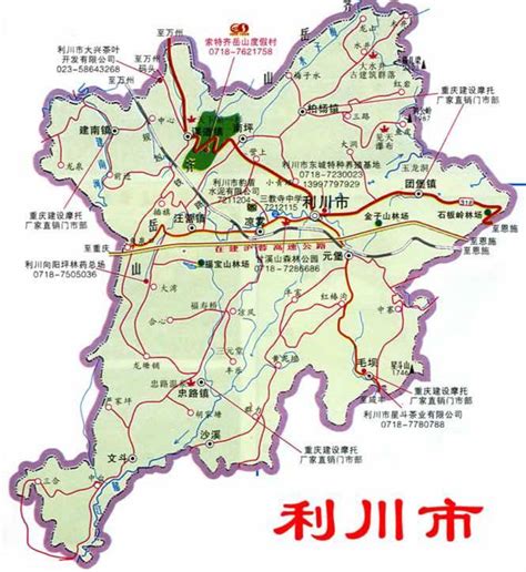 湖北恩施地图图片